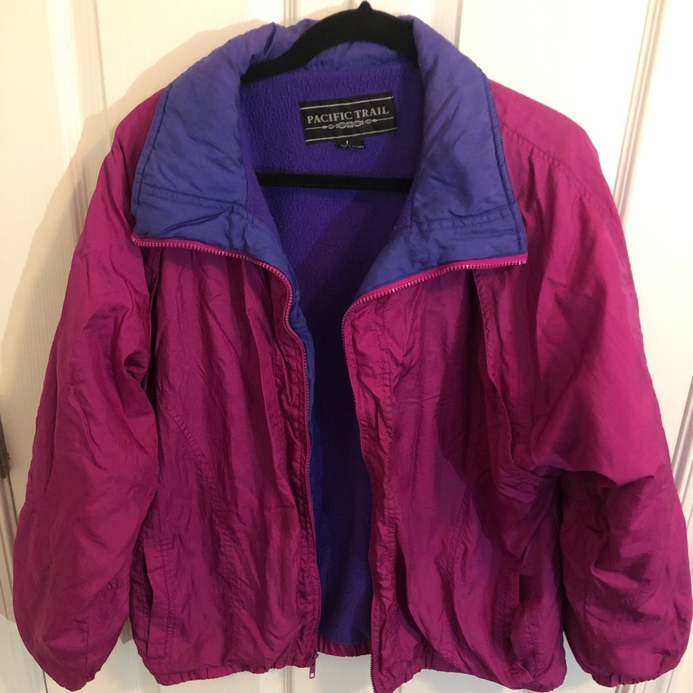 VINTAGE ski jacket Fleece Lined Pacific Trail